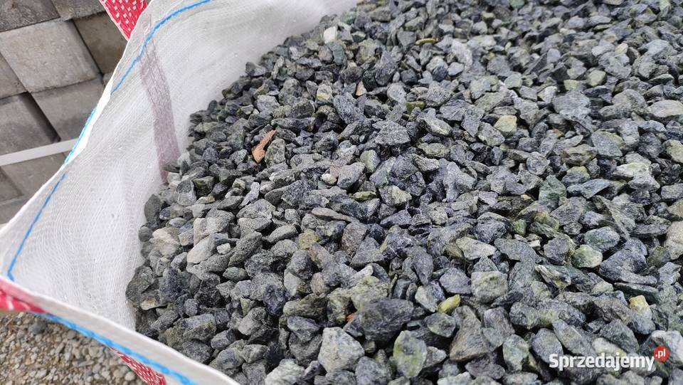Grys zielony mały bigbag kruszywo kamień Myślenice