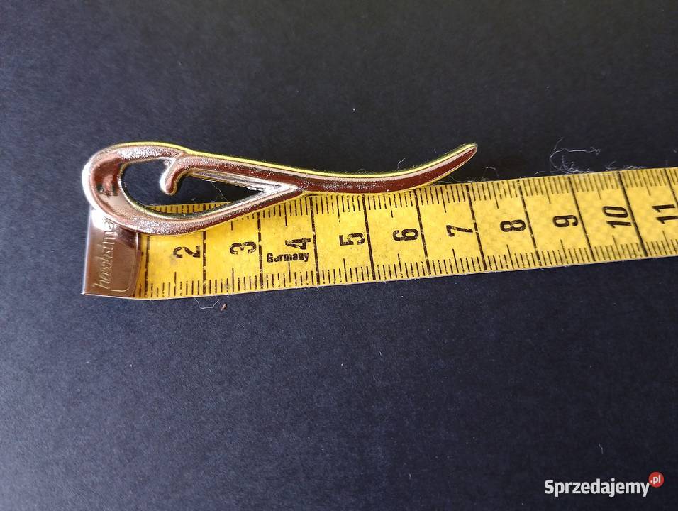 BROSZKA w kolorze srebrnym długa biżuteria boho Złotniki