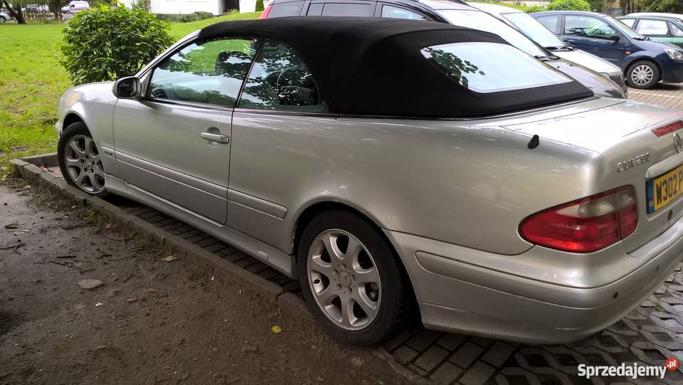 mercedes clk cabrio anglik Warszawa
