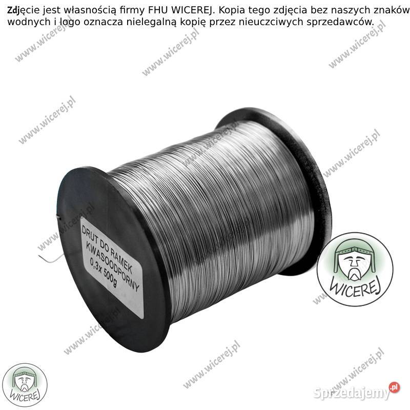 Drut pszczelarski do ramek 03mm 05 Nierdzewny Jaśliska sprzedam