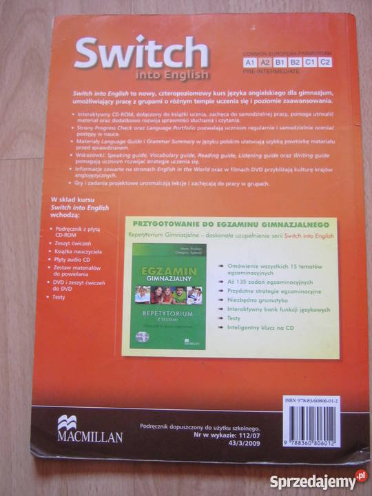 Switch podręcznik Podręczniki Szczecin