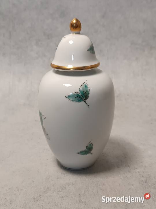 KPM Krister Wazon Kominkowa Amfora Róża Germany Porcelana i szkło małopolskie Zakopane