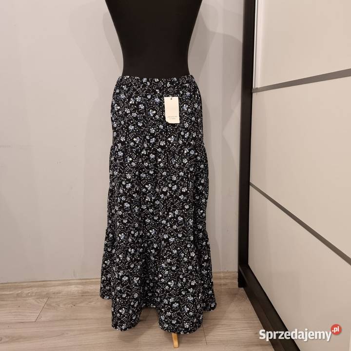 Maxi spódnica z falbankami w kwiaty Jacqueline Kraków