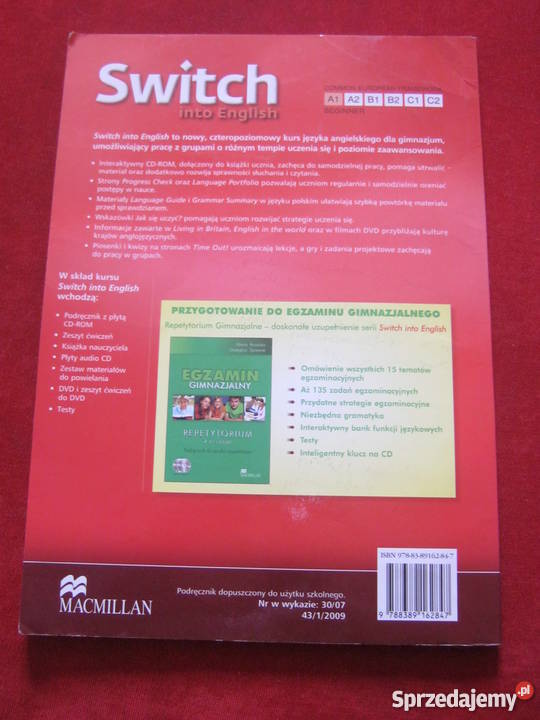 Switch into English Students Book 1 zachodniopomorskie