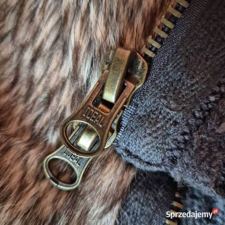 Sweter damski z futerkiem rozmiar L Rozmiar 40(L) Brzesko
