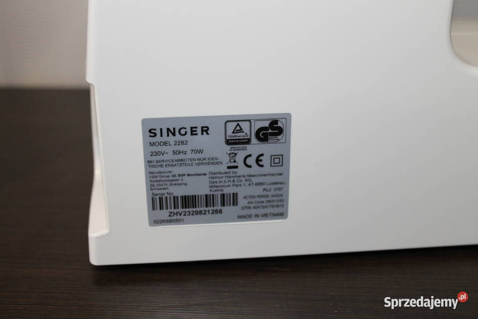 NOWA Maszyna do Szycia SINGER Tradition 2282 24 sprzedam