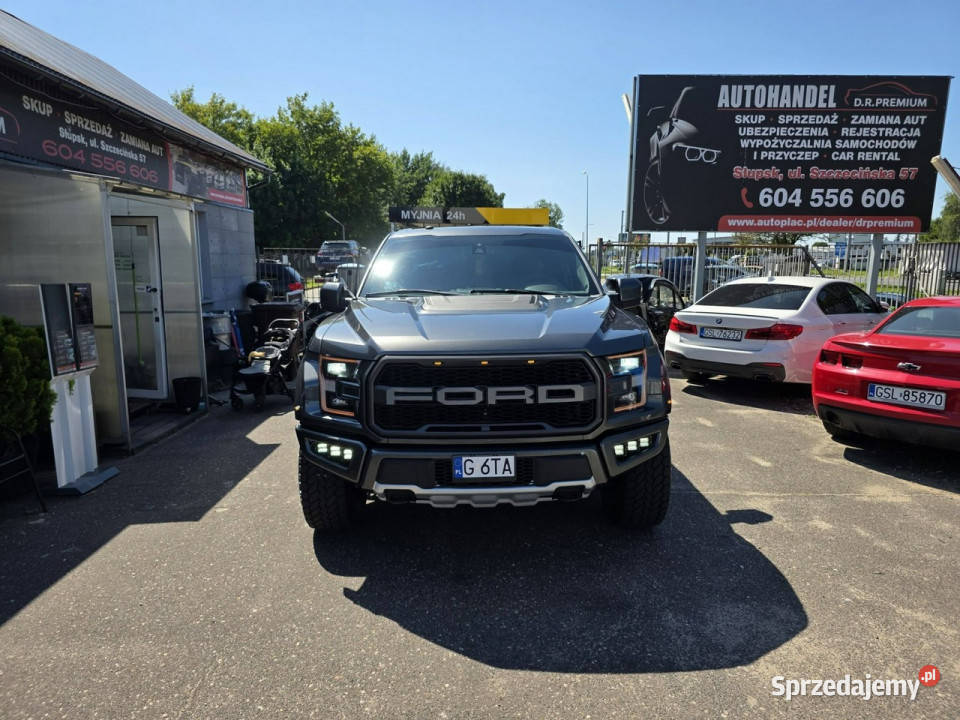 Ford F150 RAPTOR 35 Turbo 450 Radar Kamery 360 elektrycznie ustawiane fotele pomorskie Słupsk