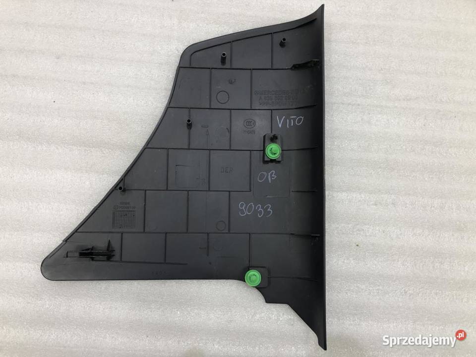 OSŁONA KONSOLI PLASTIK MERCEDES W639 A6396929900