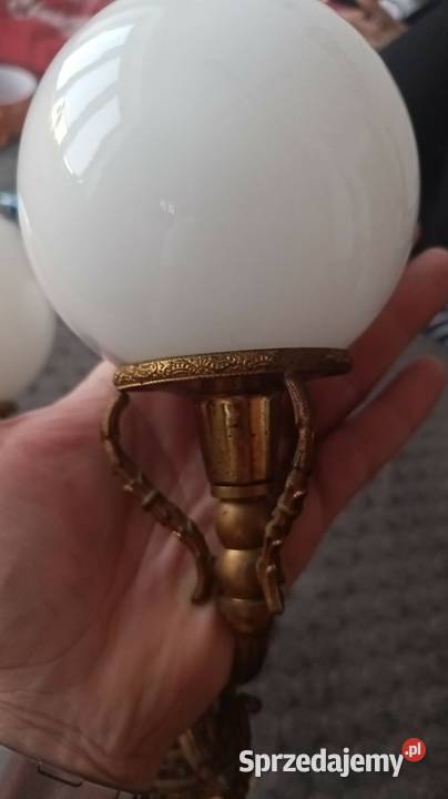 kolekcjonerska zabytkowa lampa stołowa w stylu Rzeszów