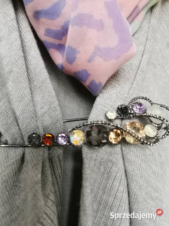 Broszka damska duża kolorowa agrafka Dla kobiet