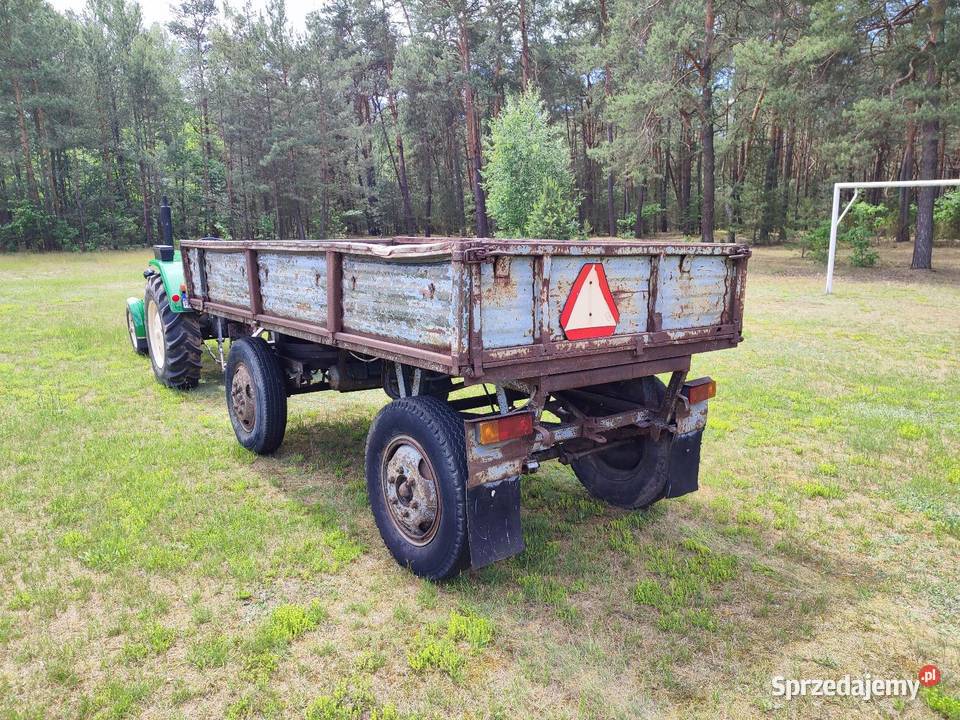 Przyczepa wywrotka D44A 2 siłowniki Przyczepy rolnicze Głowno