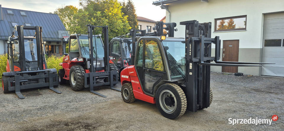 Terenowy wózek widłowy Manitou MSi35G Udźwig Małkinia Górna