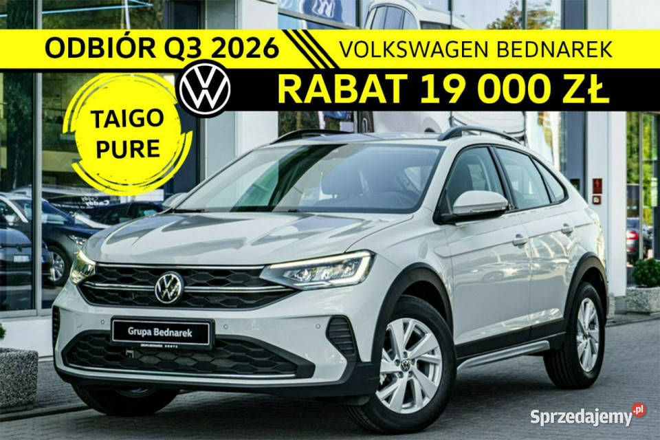 Volkswagen Taigo Nowa wersja Pure 10 TSI 116 DSG Łódź sprzedam
