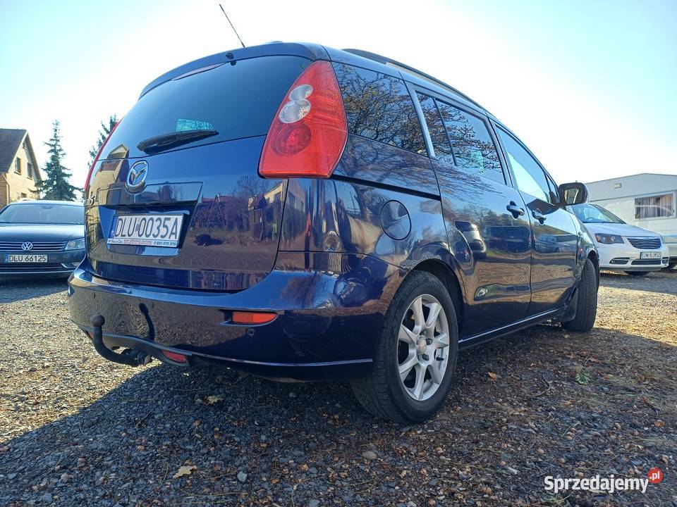 Mazda 5 20 Diesel 143 2006r 7os klimatronic hak elektryczne szyby dolnośląskie Lubin