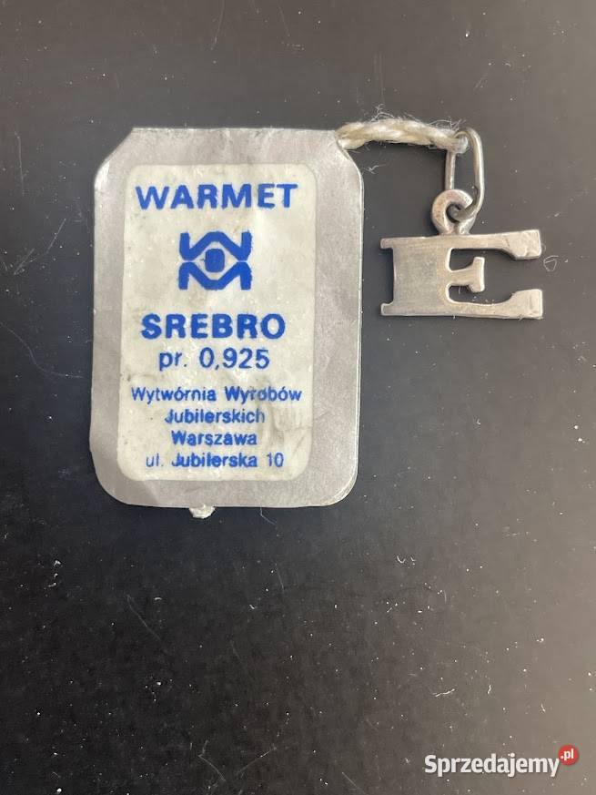 Warmet biżuteria srebrna PRL