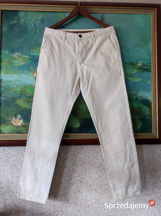 Zara spodnie comfort casual dżinsowe letnie Odzież codzienna