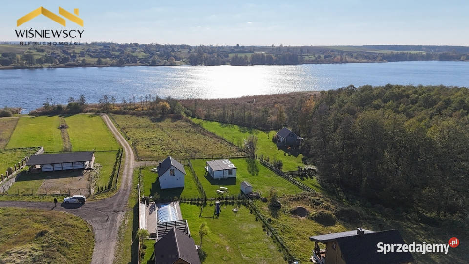 Domek letniskowy Jeziorem Skarlińskim 70 mkw wolnostojący Skarlin