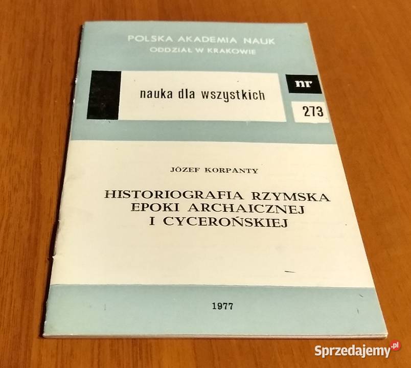 Historiografia rzymska epoki archaicznej i Gdańsk sprzedam