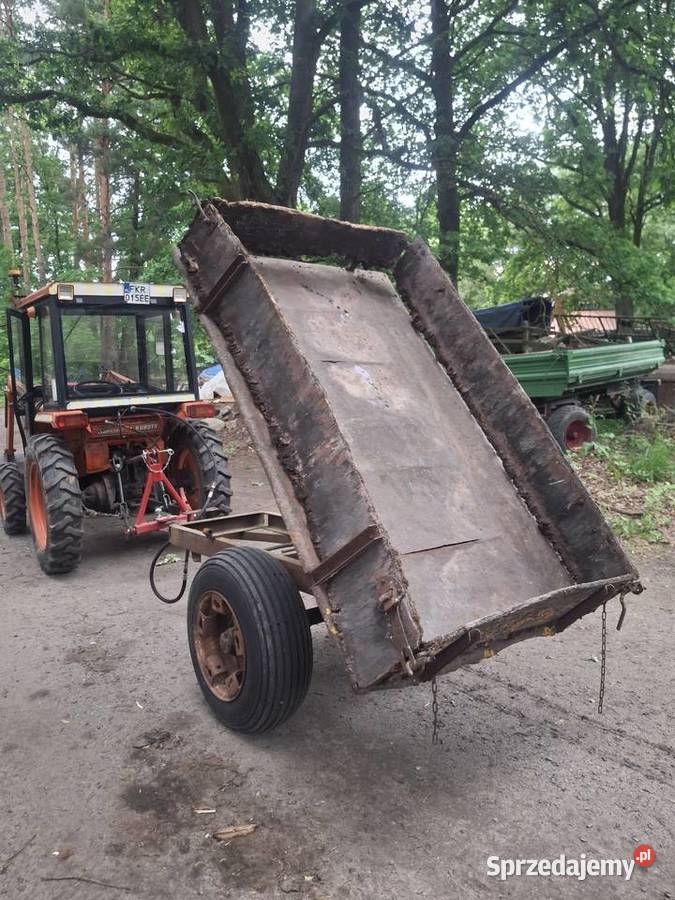 Przyczepka 3stronny kiper wywrot hydrauliczny nieuszkodzony lubuskie