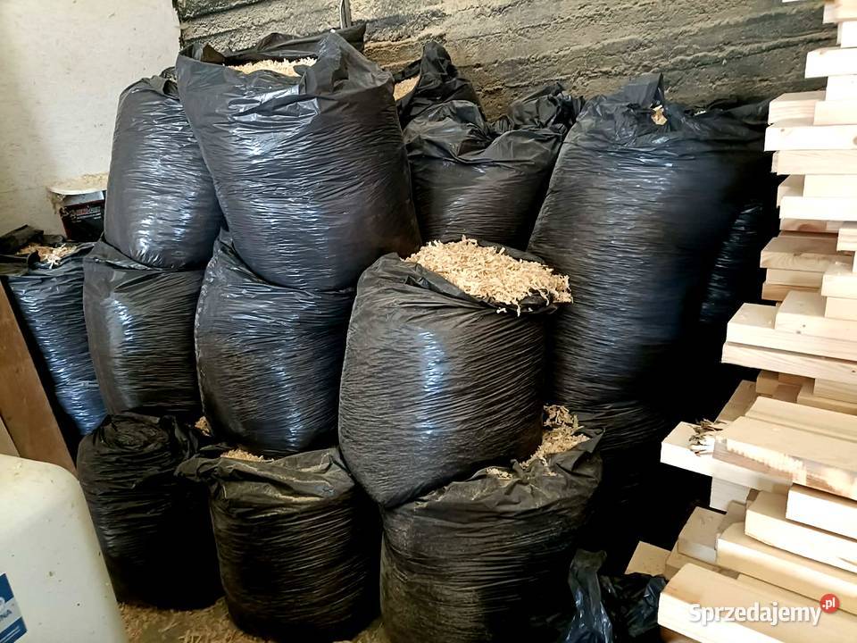 Suche wióra wiórka świerkowe w workach 160l 240l Pozostałe Sułkowice sprzedam