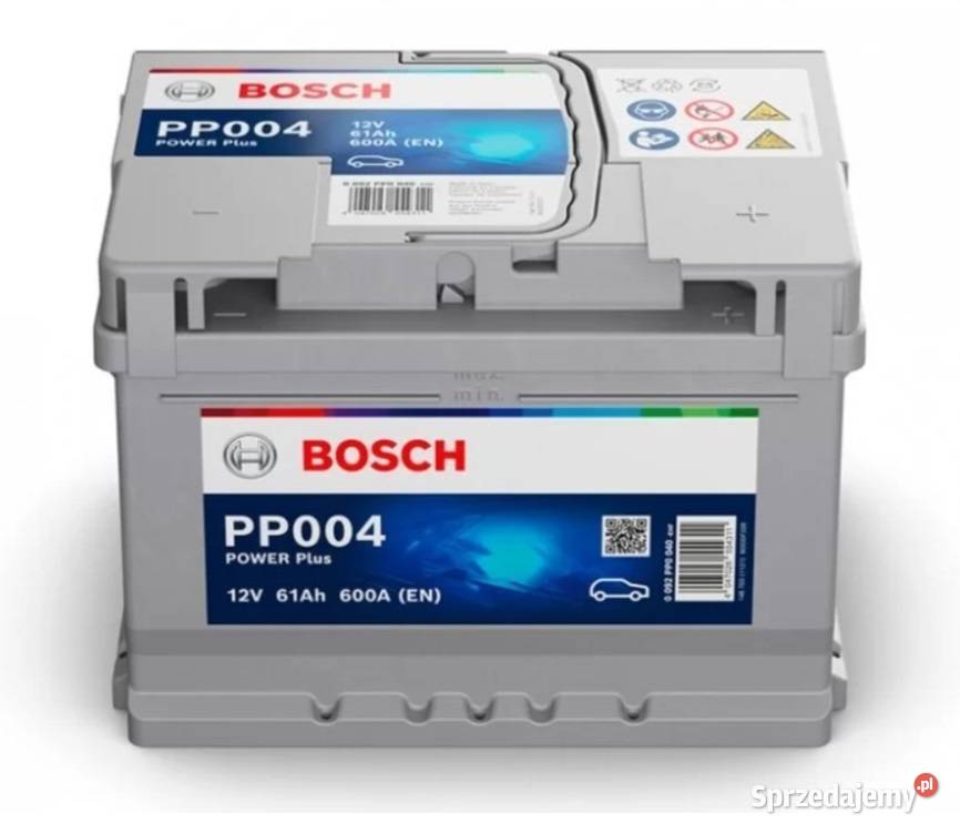 Akumulator Bosch 61Ah 600A EN PP004 Darmowa osobowe Rzeszów