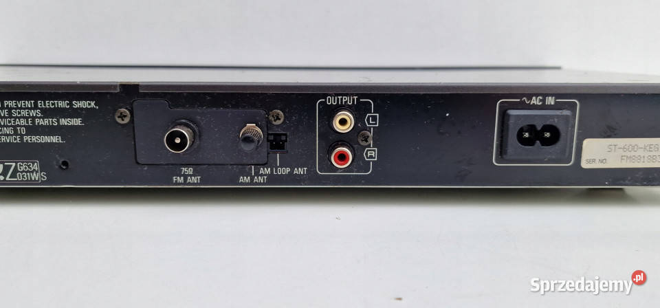 Technics Quartz ST 600 ST600 TUNER audio radio Radioodtwarzacze wielkopolskie Międzychód