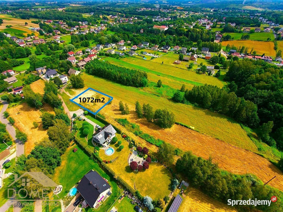 Grunt Mszana 1072m2 35m śląskie sprzedam