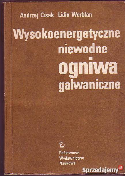 1910 WYSOKOENERGETYCZNE NIEWODNE OGNIWA GALWANIC Czyrna