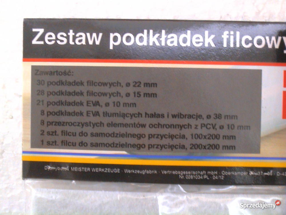 Podkładki filcowe do mebli 28 z gwoździem 98 Jaworzno