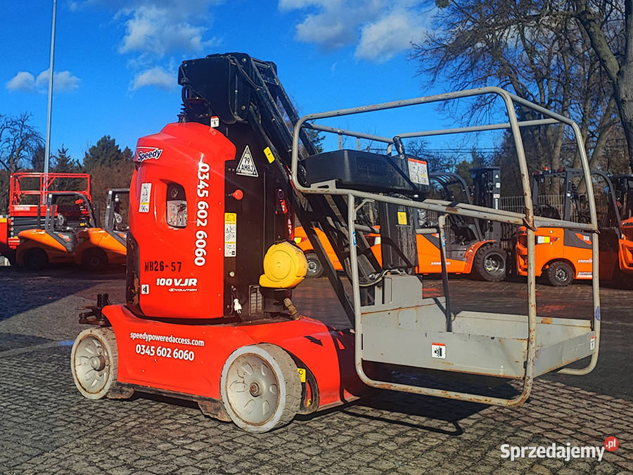Podnośnik koszowy przegubowy Manitou 100 VJR pełny VAT Kęty