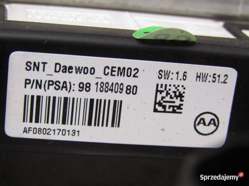 LAMPKA OŚWIETLENIE WNĘTRZA KABINY CITROEN C3 III lubelskie