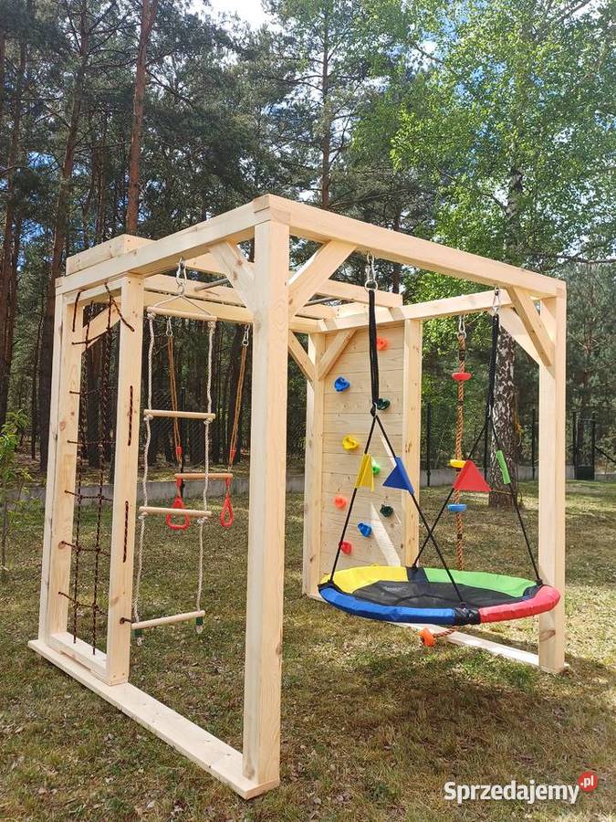 MEGA Plac zabaw Małpi Gaj OLI wspinaczki wieża Płock