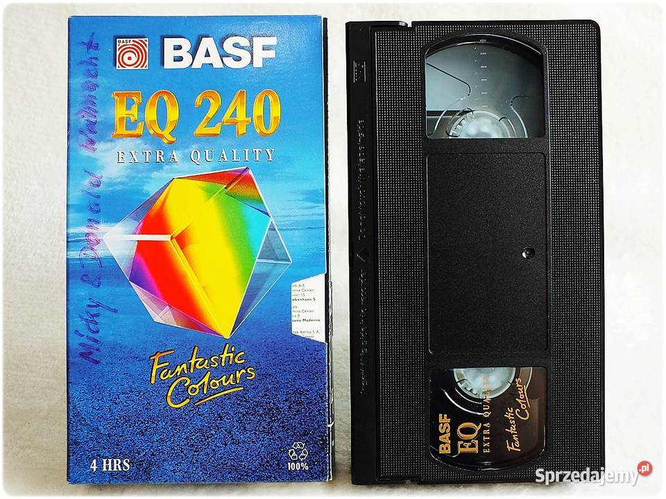 Kaseta VHS BASF 240 minut Nagrana BAJKI Z Żary sprzedam
