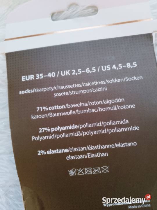SOXO Skarpetki Double Espresso rozmiar bawełna Skarpety i podkolanówki małopolskie Olkusz