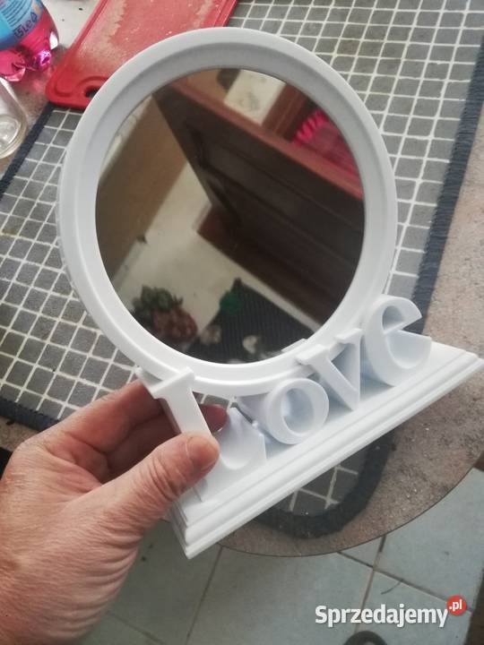 Lusterko podświetlenie Love Warszawa