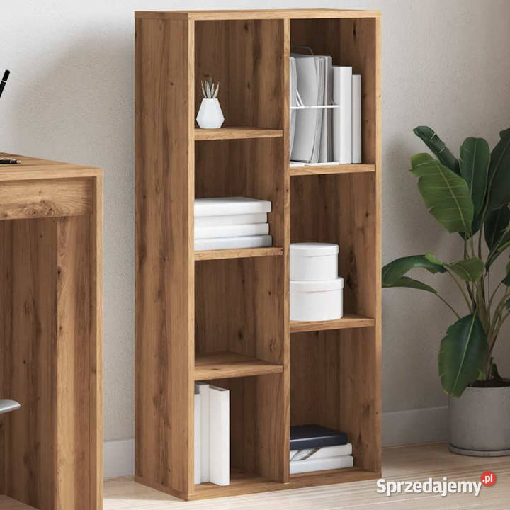 Regał na książki dąb artisan 50x25x104 WM855965 Regały Warszawa sprzedam