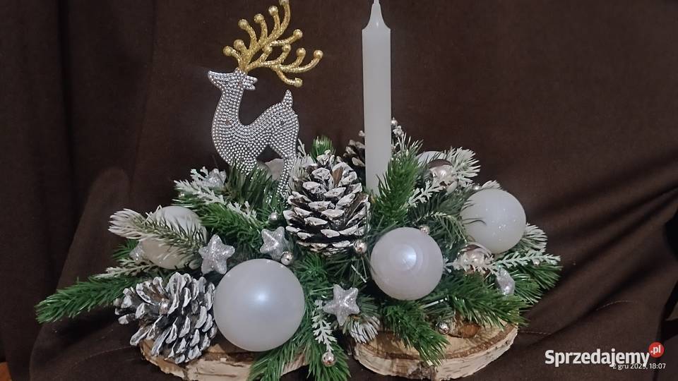 Stroik świąteczny bożonarodzeniowy Koszyce