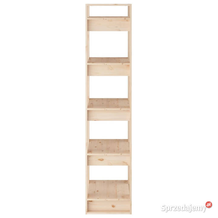 Regał na książkiprzegroda 41x35x160 lite drewno Warszawa