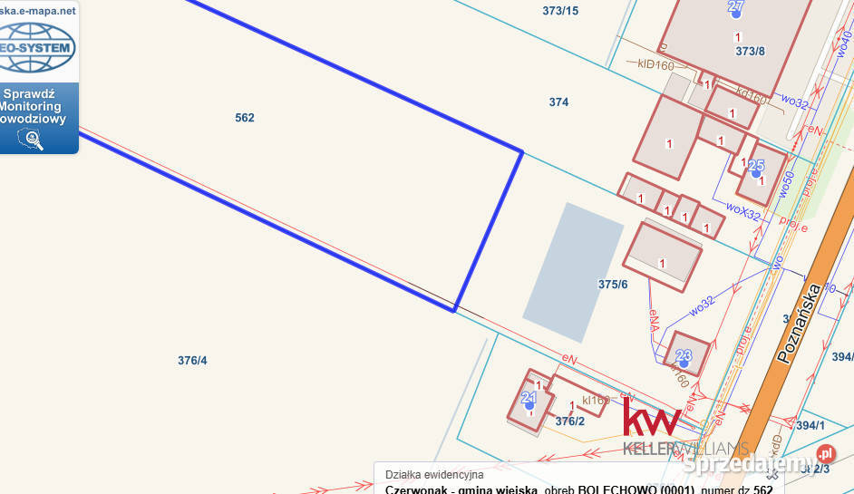 sprzedaży działki Bolechowo 5100m2 79zł/m2 wielkopolskie