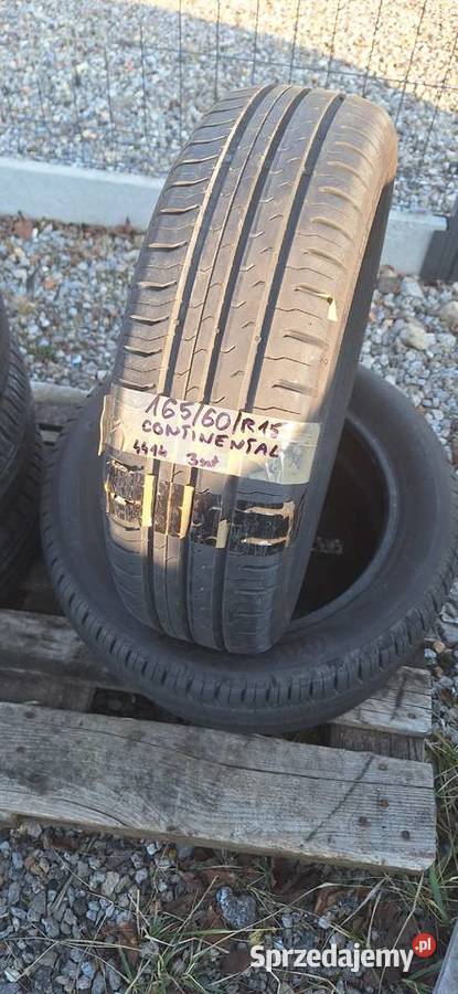 165 60 R15 Continental 3 lato PROMOCJA Gliwice sprzedam