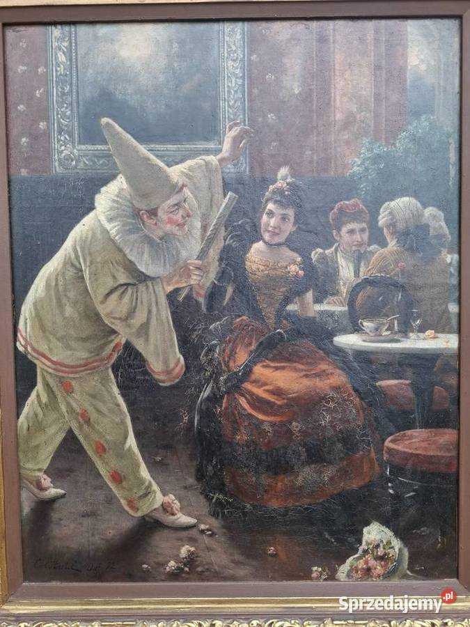 Obraz Carl Hertel 1892 Dzieło sztuki Piękny Świdnica