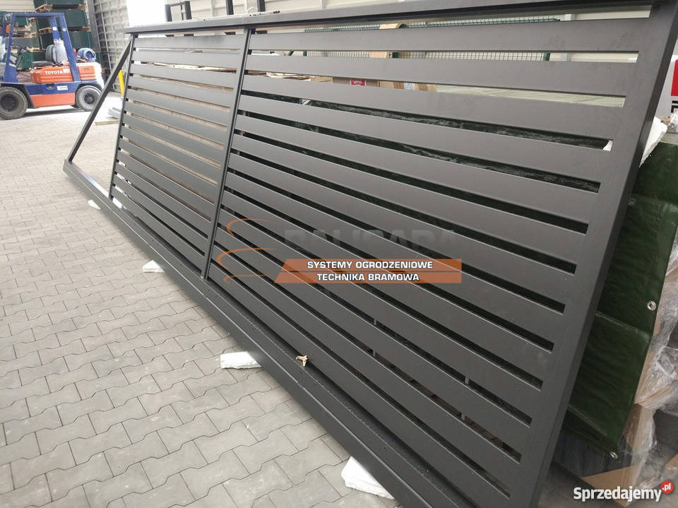 BRAMA PRZESUWNA PALISADOWA P8020 80 x 20 mm 4M ocynk sprzedam