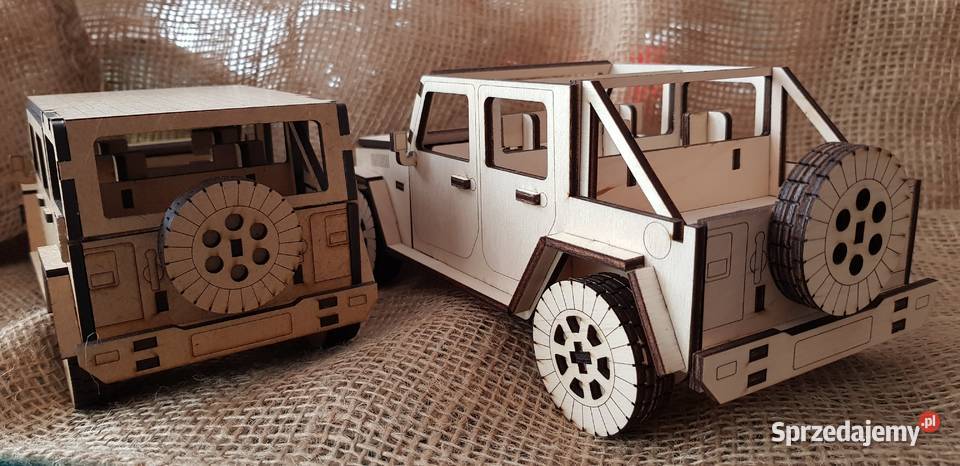 Puzzle 3D pojazd Jeep podlaskie Łomża