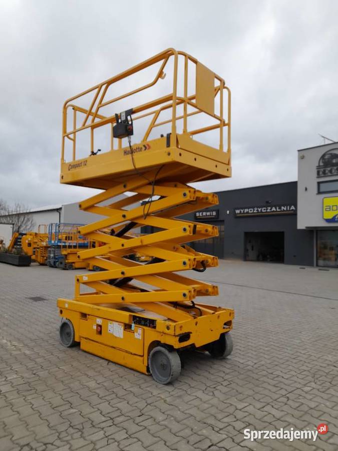 Podnośnik nożycowy Haulotte Compact 12 wys rob Dąbrowa Tarnowska