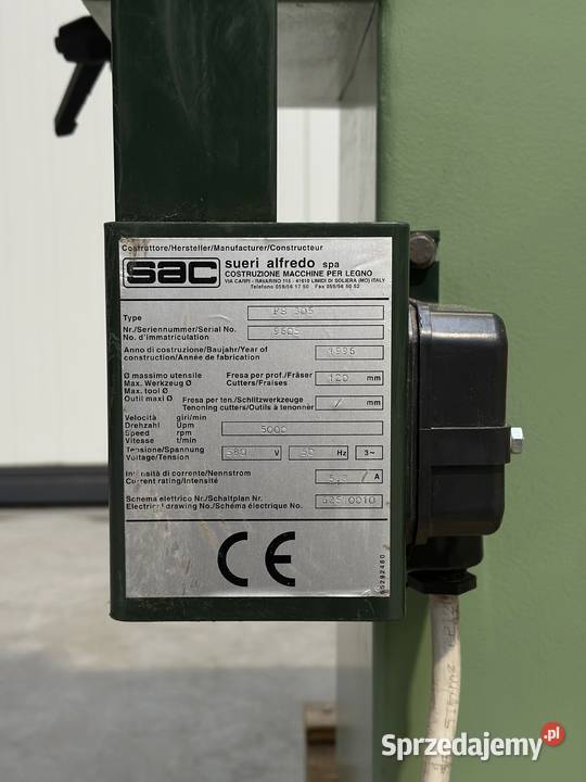 Strugarka heblarka SAC FS 305 1444 Łabuńki Pierwsze