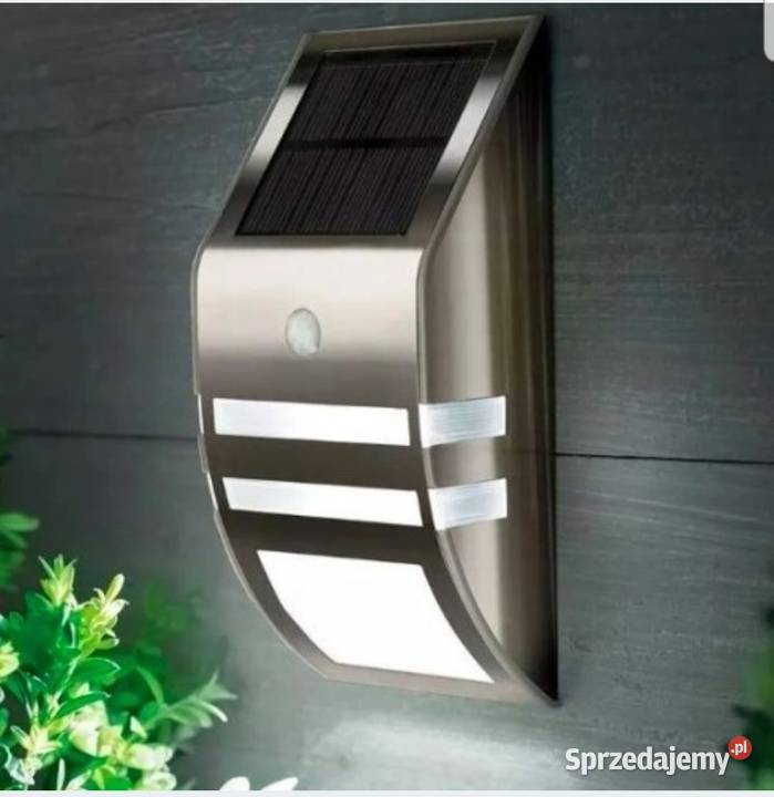 LampaKinkiet ścienna Solar z Czujnikiem Ruchu Oława