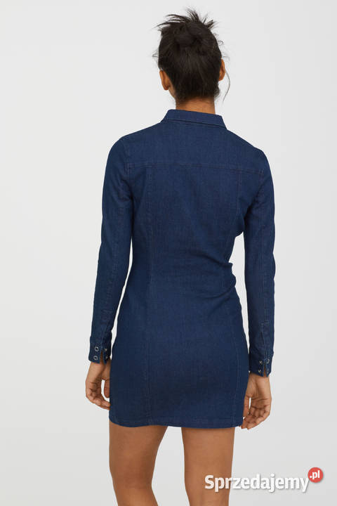sukienka HM xxs 32 ołówkowa Dżinsowa  Toruń