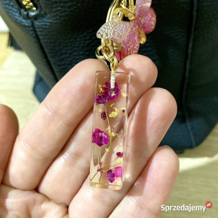 Brelok do torebki i do kluczy z literką I Kielce