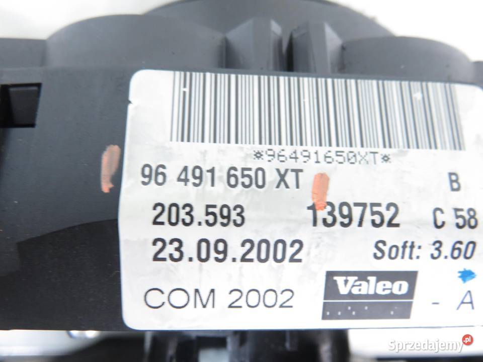 PRZEŁĄCZNIK ZESPOLONY CITROEN C3 I 96491650XT sprzedam