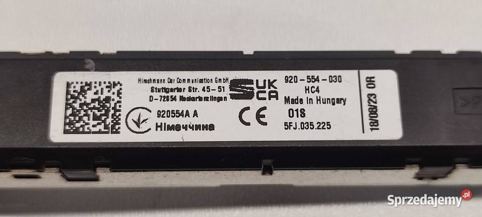 SEAT TARRACO WZMACNIACZ ANTENY 5FJ035225 dolnośląskie